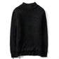 Autumn and Winter Men's Sweaters Round Neck Warm Knit Sweater Men's Half Turtleneck Sweater