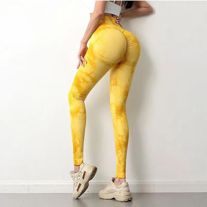 Women's Sports Fitness Leggings Gym Yoga Seamless Pants Jogging Pants Sportswear Push Ups Sports Pants Highlighting Hips Stretch Pants Bodybuilding