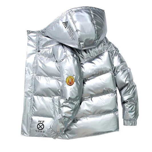 Winter High Quality Down Jacket Men's Warm Hooded White Duck Down Casual Down Jacket