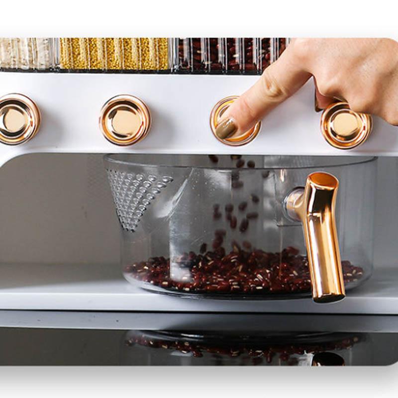 Piped Miscellaneous Millet Barrel Multifunction Household Seal Insects Moisture Millennium Storage Box Food Storage Tank