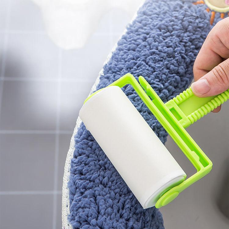 Lambswool Toilet Seat Covers Winter Warm Thick Toilet Seat Mat with Handle Sunshine Pattern Cartoon Cute Toilet Seat Cushion Bathroom Lavatory Pad