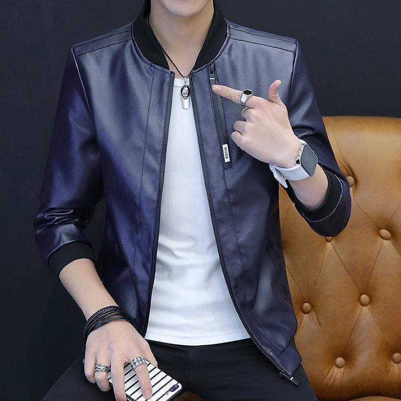 Autumn Men's PU Leather Jacket Male Fashion Male Jacket Casaco Masculino Casual Coat Male Clothing