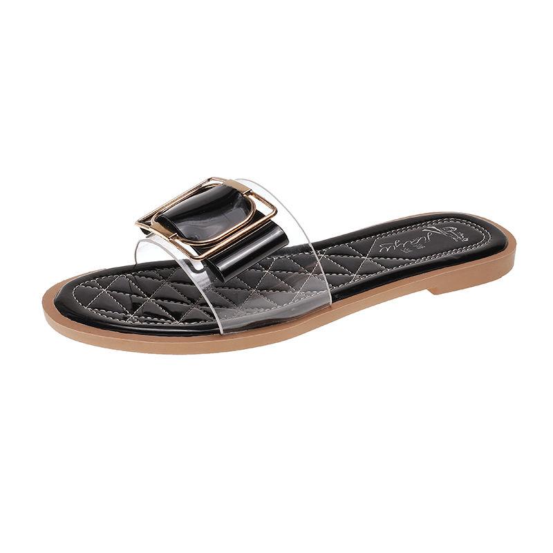 Summer Set Feet Sandals Slippers Women Fashion All-match Casual Outdoor Beach Flat Sandals