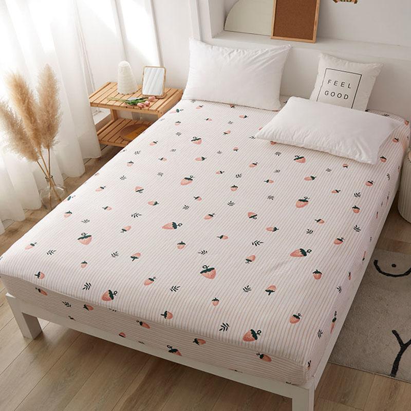 Non-fading Non-balling Single-piece Bed Sheet Non-slip Multi-specification Bedding Bedspread Protector
