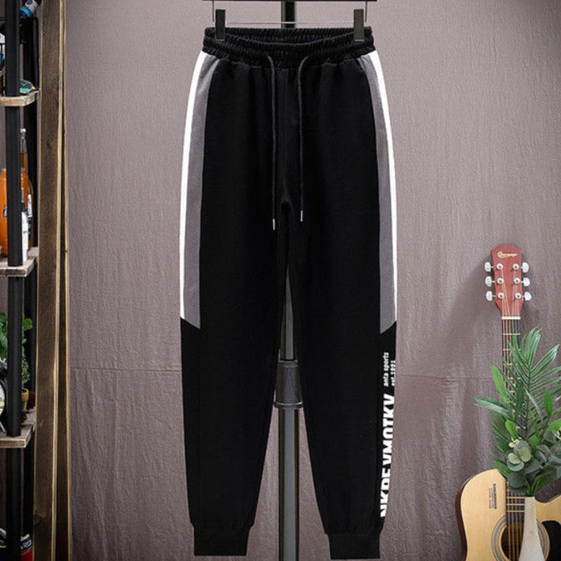 Spring Men Sports Suit Casual Hooded Pullover Thin Fleece Sportswear All-match Clothes for Teenage Students