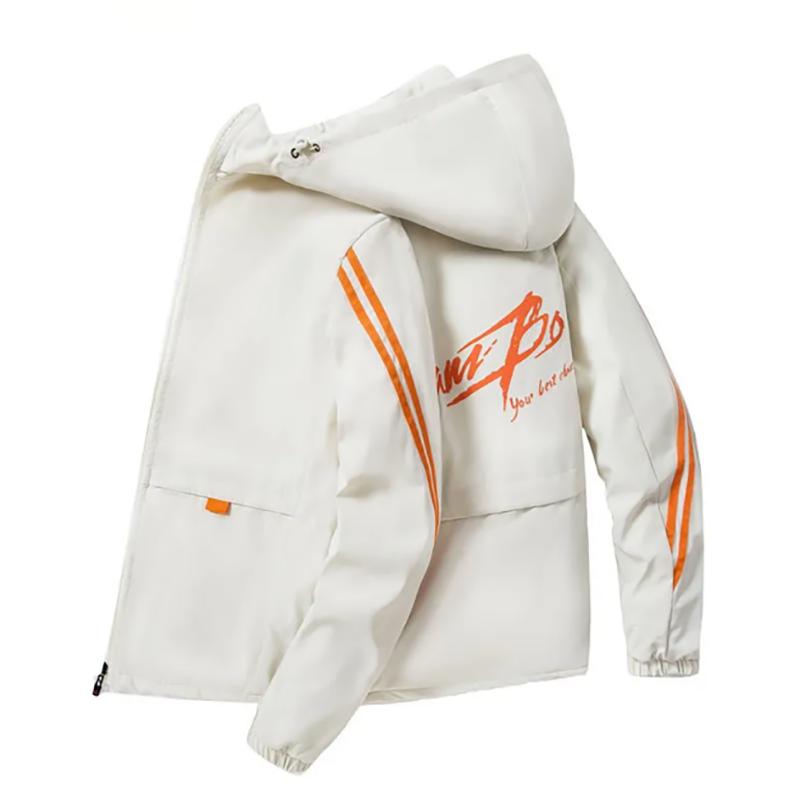 Thin Men's Hooded Jacket Autumn Trend All-match Loose Jacket Men's Fashion Brand Coats