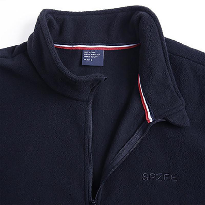 Men's Autumn and Winter Sweater Outdoor Men's Long-sleeved Semi-collar Fleece Lightweight Warm Sweatshirts