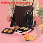 600W Breakfast Making Machine Sandwich Maker Bread Maker Barbecue Maker Kitchen Supplies with 5 Sets of Bakeware