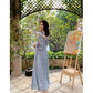 Summer Women Dress for Ladies Long Sleeve Vintage Chiffon Shirt Dress Casual Floral Long Dress