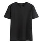 Thickened Pure Cotton Solid Color Short-sleeved Bottoming Shirt White T-shirt with Pure White Combed Cotton T-shirt for Men and Women