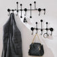 Musical Note Shape Hanger Bathroom Towel Shelf Hole-free Metal Clothes Rack Bedroom Hook Rack