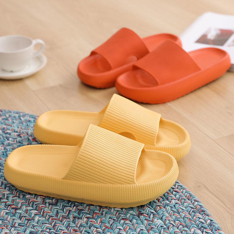 Women's Thick-soled Slippers Summer Beach Soft-soled Sandals Casual Men and Women Indoor Bathroom Non-slip Shoes