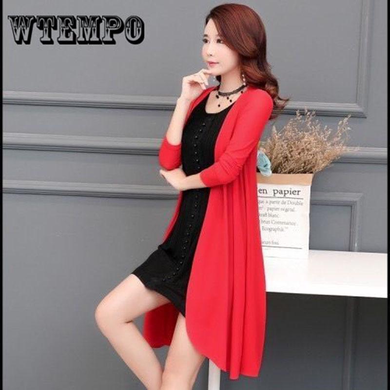 Plus Size  Sun Protection Clothing  Summer Loose Outside Beach Cardigan Ice Silk Yarn Shawl