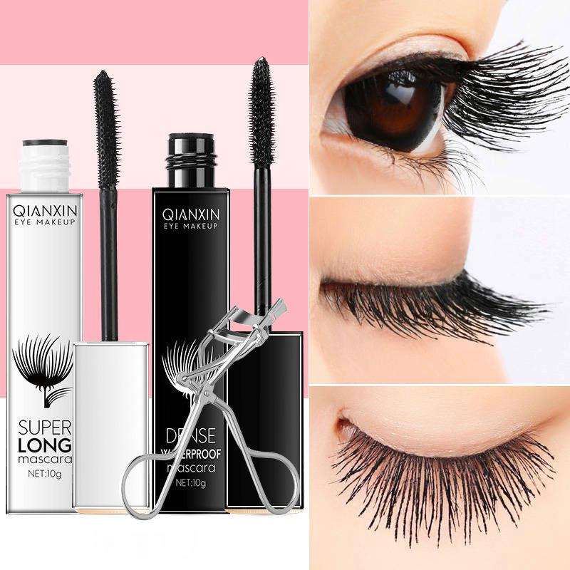 Non-smoothing eyeliner set lasting anti-sweat curl super long mascara waterproof elastic