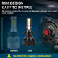 1pc Mini H4 H7 LED Bulb Car Headlight H1 H3 H8 H11 Led 9005 HB3 9006 HB4 12000LM 6000K White Auto Fog Lights Headlamp