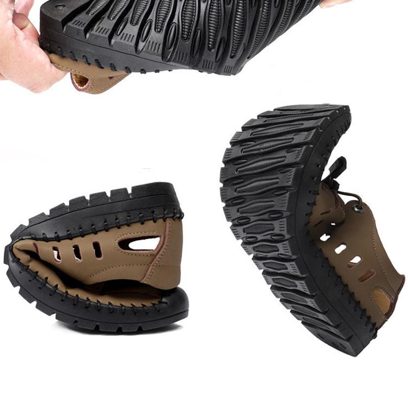 Summer Breathable Men's Mesh Shoes Men's Soft Sole Sports and Leisure Hollow Shoes