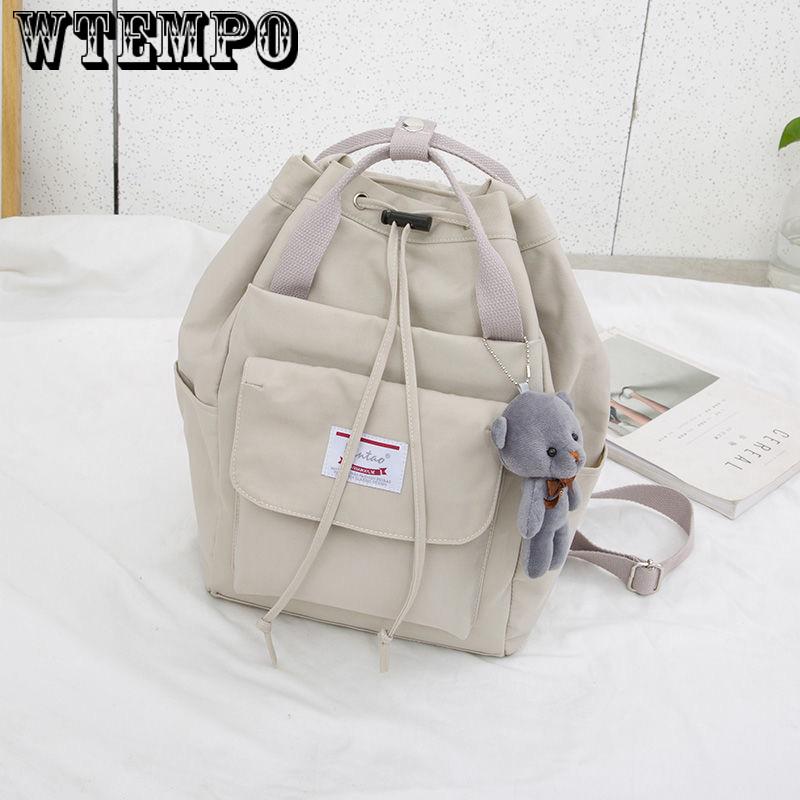 New Leisure Backpack Waterproof Kids Backpack candy color Children Backpacks Schoolbag
