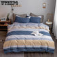 Bedclothes Urban Stripe Home Textile Four Piece Set Soft and Comfortable Quilt Cover