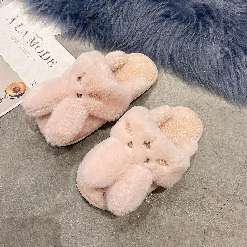 Winter Slippers Women Super Soft Warm Plush Women Slippers Shoes Funny Shoes Ladies Casual Indoor Home Slippers Woman Shoes