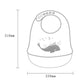 Silicone Baby Rice Pocket, Baby Eating Bib, Waterproof Cute Cartoon Large Saliva Pocket, Dirt-resistant Rice Pocket
