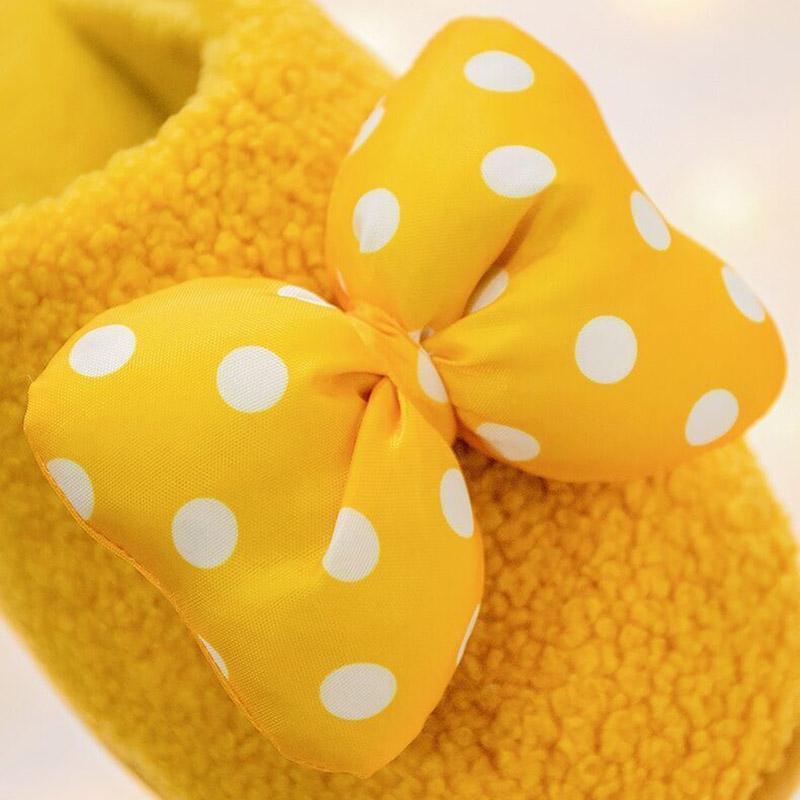 Cotton Slippers Women Winter Household Thickening Non-slip Warm Indoor Wool Slippers