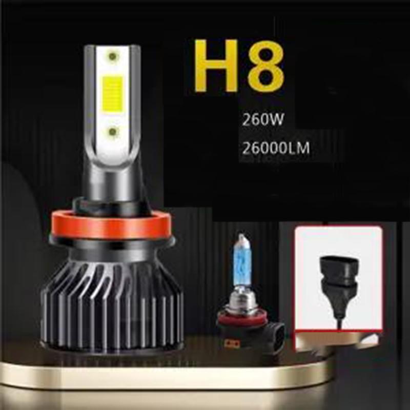 Car Led Headlights 12V24V H1 H4 H7 9005 Ultra-bright Condensing Far and Near Light Integrated Front Headlight Fog Lamp Modification