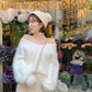 Autumn  Winter Mink Velvet Sweater Women Casual Loose One-word Neck Strapless Long-sleeved V-neck Outer Wear Sweater