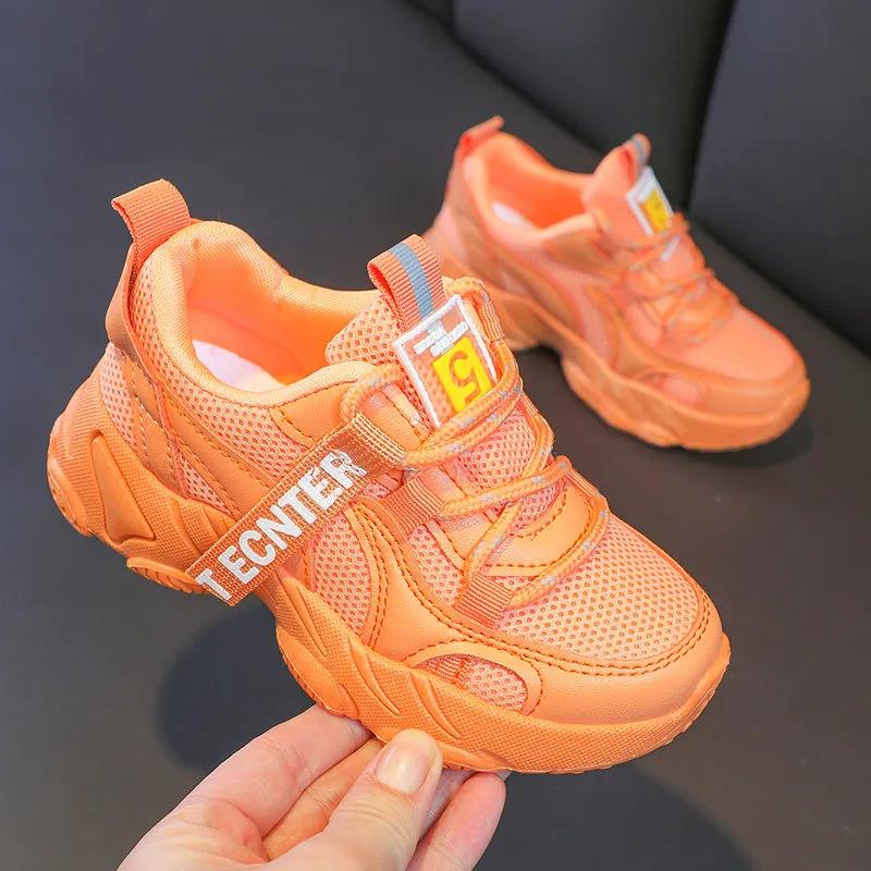 New Arrivals Kids Shoes for Boys Baby Toddler Sneakers Fashion Boutique Breathable Little Children Girls Sports Shoes Size 26-37