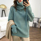Turtleneck Long-sleeved Loose Sweater Women's Autumn and Winter Knitted Bottoming Sweater