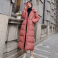Korean Women's Cotton-padded Jacket, Loose and Thick, Over-the-knee Cotton-padded Jacket, Winter Jacket
