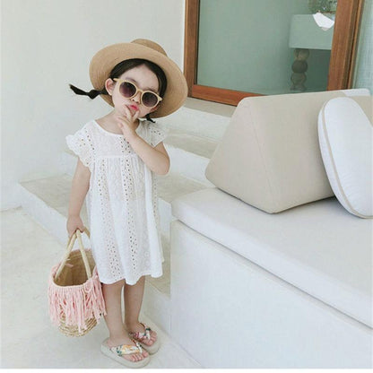 Bear Leader Girls Dress New Summer Brand Girls Dress Casual Kids Princess Dress Hollow Party Dress Children Clothing for 3 7Y