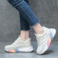 Thick-soled Height-increasing Shoes Fashion Ladies  All-match Casual Sports Shoes Spring and Summer Outdoor Running Breathable Clearance Shoes