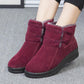 Women's Cotton Plus Velvet Padded Warm Snow Boots Non-slip Wear-resistant Cotton Boots