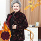 Grandma Clothes Middle-aged and Elderly Winter Clothes Women Plus Velvet Thick Padded Jacket Elderly Clothes Mother Autumn and Winter Coat