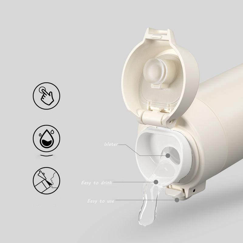 Thermos Cup 304 Stainless Steel Vacuum Flask Female Student Children Pot Portable Outdoor Large Capacity Water Cup Milk Cup