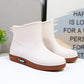 Women Rain Boots Shoes Low Top Non-Slip Daily All-Match Waterproof Casual Boots Outdoor Working Solid Color Water Shoes