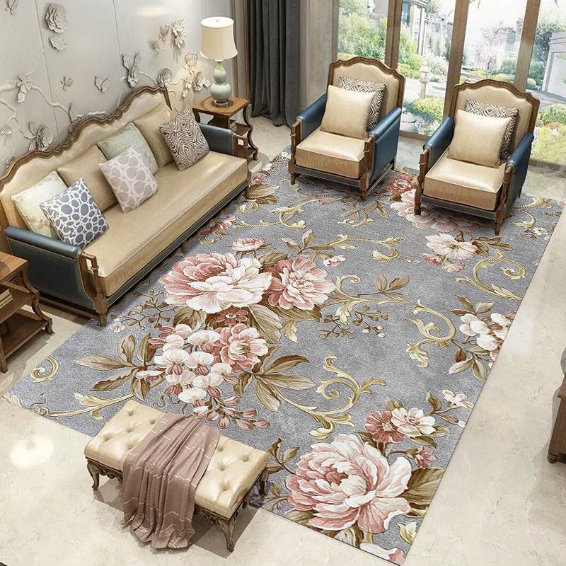 Nordic Living Room Geometric Carpet Point Plastic Anti-slip Area Rug Decor Bedroom Carpets Rug