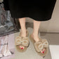 Fall/winter Trend Women's Cotton Slippers Warm and Durable Flat Shoes Fashion Casual
