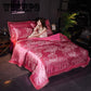 Luxury Wedding Bedding set High Precison Jacquard Queen/King size Bedsheet set Duvet cover