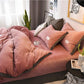 Winter Four-piece Set Double-sided Velvet Thick Short Plush Bed Linen Quilt Cover Coral Velvet 4-piece Set