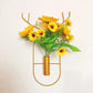 Deer Horn Iron Art Flower Arrangement Wall Mounted Metal Flower Stand Wall Decoration Pendant Flower Device