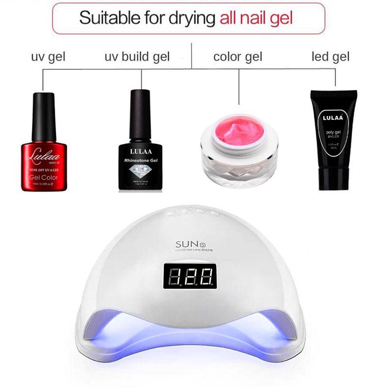 Pofulove UV LED Lamp For Nails Dryer48W Lamp For Manicure Gel Nail Lamp Drying Lamp For Gel Varnish