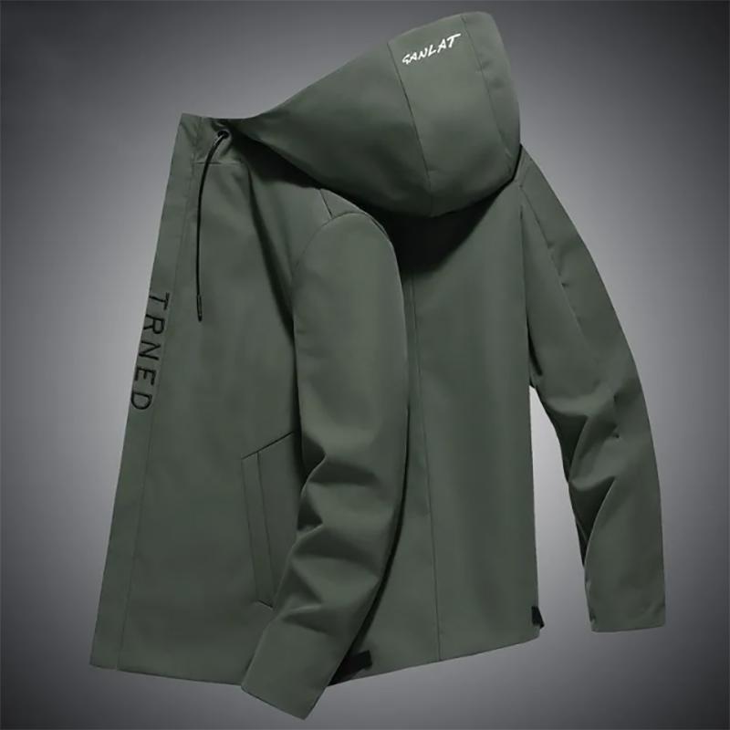 Autumn and Winter Jacket Men's Jacket All-Match Hooded Jacket Casual Loose Trend All-match Korean Coats for Men