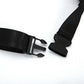 Casual Waist Bag Black Leather Rivet Chest Bag Mobile Phone Bag Outdoor Sports Shoulder Bag