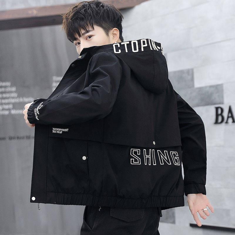 Men's Jackets Autumn Men's Coats Fashion Loose Casual Jackets Male Outerwear Baseball Uniform