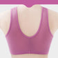 Ladies Bra Front Buckle Vest Type No Steel Ring Thin Section Gathering Big Breasts Showing Small Sexy Breathable Gathering Bra