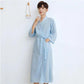 Men's Bathrobe Couples Pair Summer Long Nightgown Spring and Autumn Thin Section Plus Size Summer Pajamas Sexy All-in-one