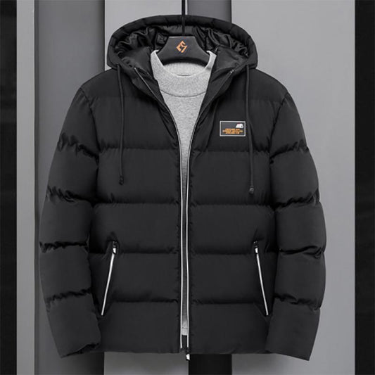 Cotton-padded Jacket Men's Thick Jacket Autumn and Winter Trend Slim Large Size Cotton Casual Loose Padded Jacket