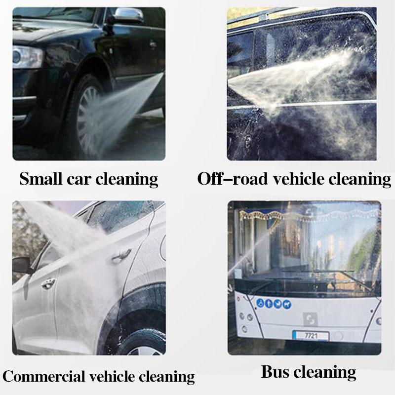 108VF Electric Car Washer Set Wireless High Pressure Water Gun Rechargeable Car Washer with Tool Box