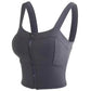 Women's Front Zipper Sports Underwear Shockproof Running Gathered Quick-drying Professional Fitness Bra Beauty Back Yoga Vest Outer Wear Camisole Top
